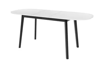 Narberth Utdragbart Ovalt Matbord 150 cm med Betongutseende - Ljusgrå - Möbler - Bord & matgrupper - Matbord & köksbord
