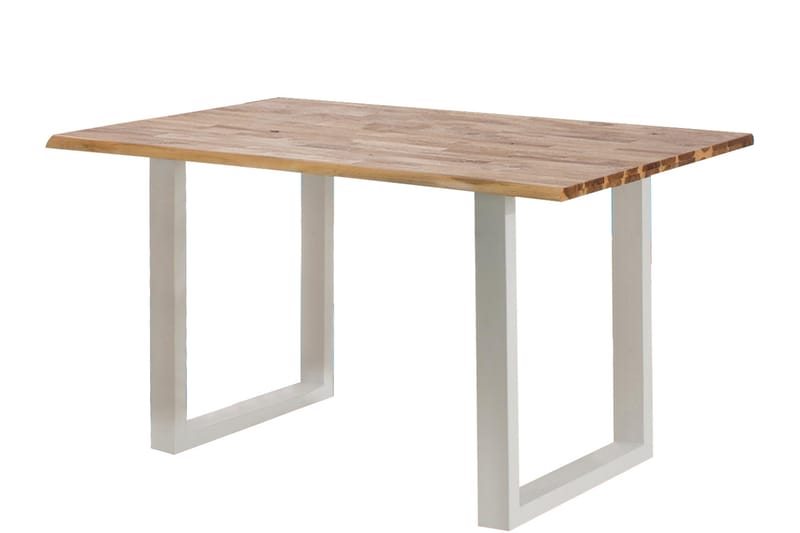Netan Matbord 200 cm, Akacia Brun/Vit