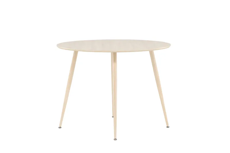Plaza Matbord 100 cm, Whitewash
