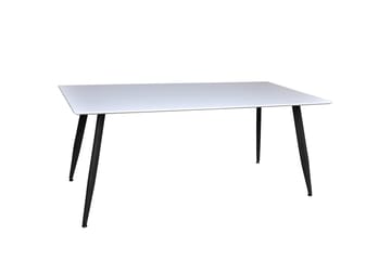 Polar Rektangulärt Matbord 180 cm i Trä med Metallutseende - Vit - Möbler - Bord & matgrupper - Matbord & köksbord