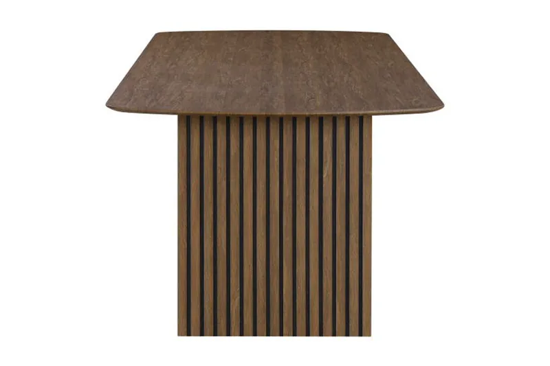 Richeto Matbord Rökt Ek 240 cm - Brun / Ribbad - Möbler - Bord & matgrupper - Matbord & köksbord
