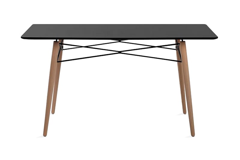 Stracke Rektangulärt Matbord 140 cm i Trä, Svart
