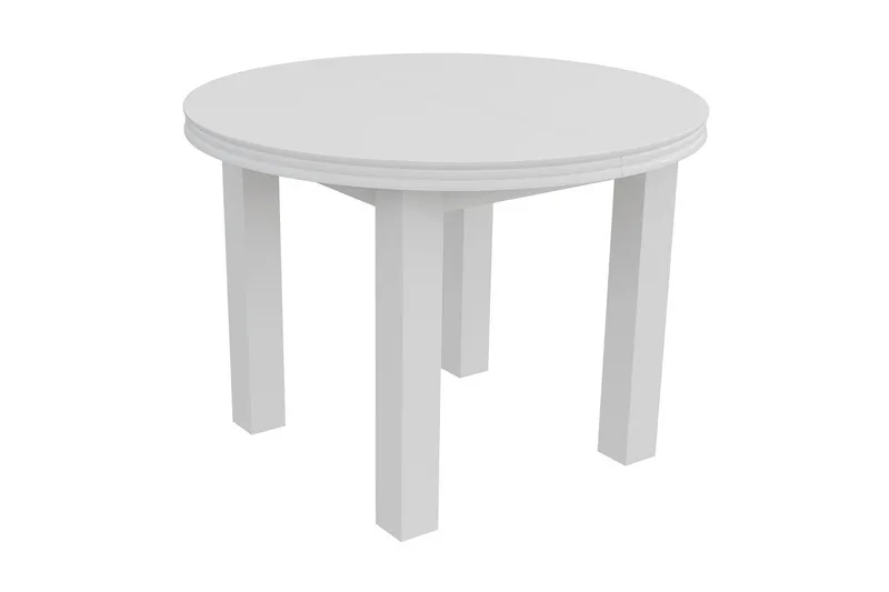 Tabell Förlängningsbart matbord 100 cm, Vit