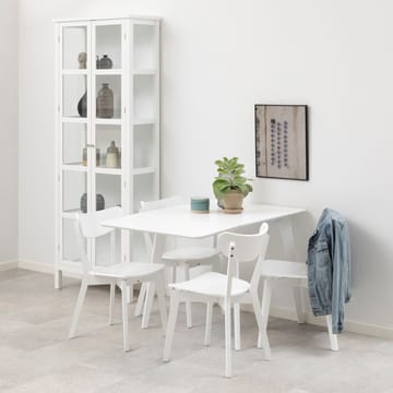 Matbord Roxby 80/120x80x76 cm - Vit - Möbler - Bord & matgrupper - Matbord & köksbord