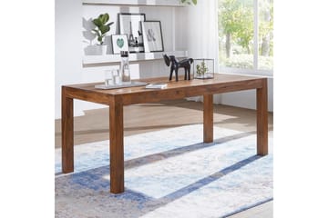 Matbord Wohnling Massivt trä lantstil Rosenträ, 160x80 cm - Rosenträ, 160x80 cm - Möbler - Bord & matgrupper - Matbord & köksbord