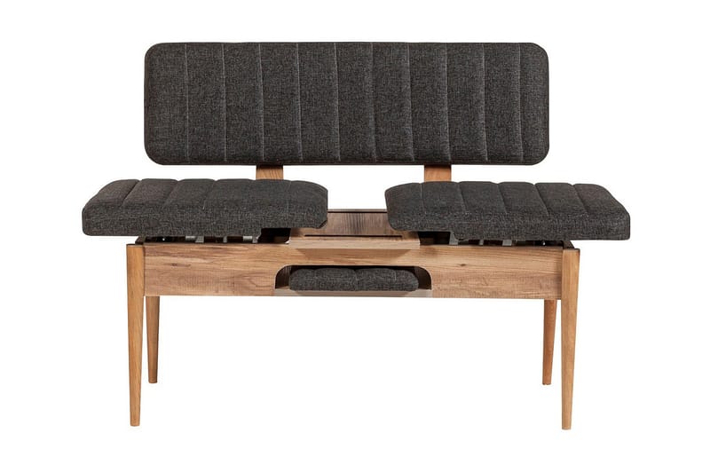 Idehult Matgrupp 4 delar 75 cm - Trä/natur/Antracit - Möbler - Bord & matgrupper - Matgrupper