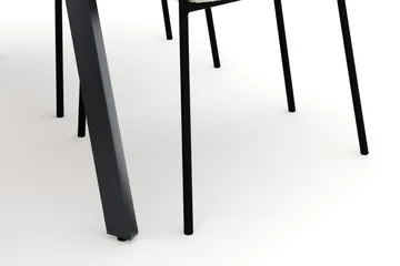 Marcelen Matbord Förlängningsbart med 4 Gemmiano Stolar - Brun - Möbler - Bord & matgrupper - Matgrupper