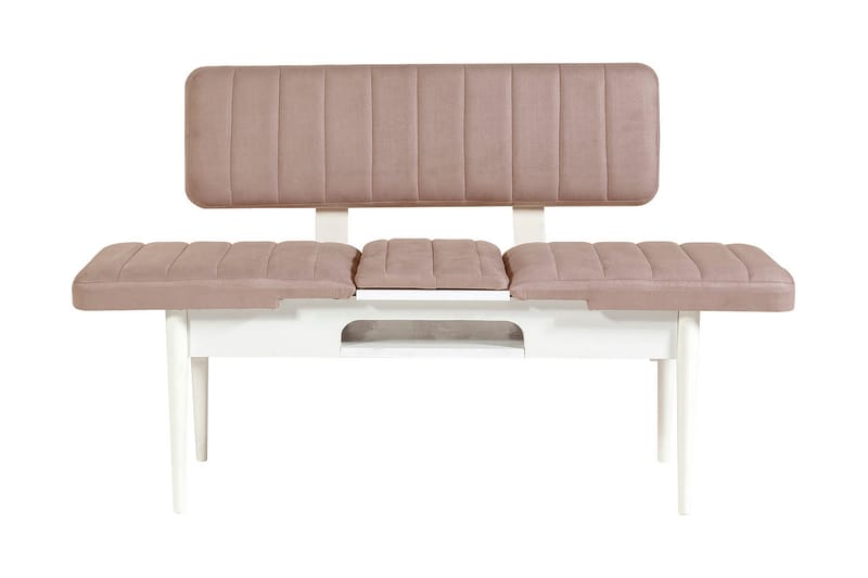 Valsot Förlängningsbar Matgrupp 129 cm - Vit/Grå - Möbler - Bord & matgrupper - Matgrupper