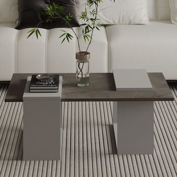 Matris Soffbord 90x37x46,6 cm - Gordion Marble och Grey - Möbler - Bord & matgrupper - Soffbord