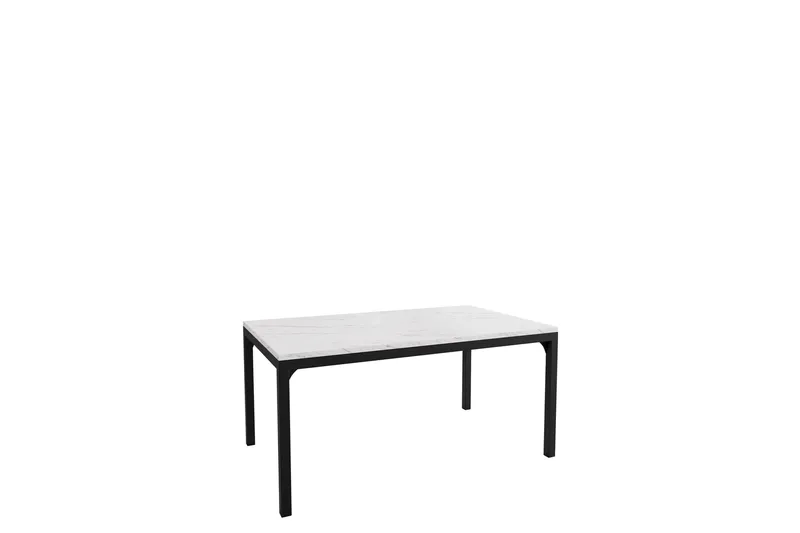 Nerima Soffbord 100 cm, Svart/Vit