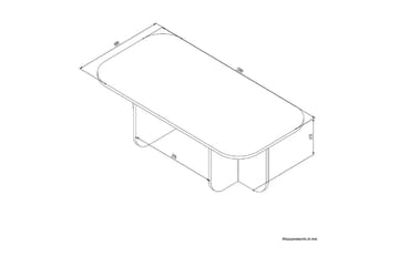 Orin Soffbord 120 cm - Beige - Möbler - Bord & matgrupper - Soffbord