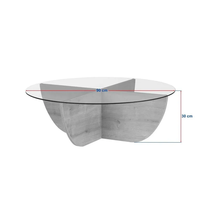 Orwin Soffbord 90 cm - Mörkbrun - Möbler - Bord & matgrupper - Soffbord