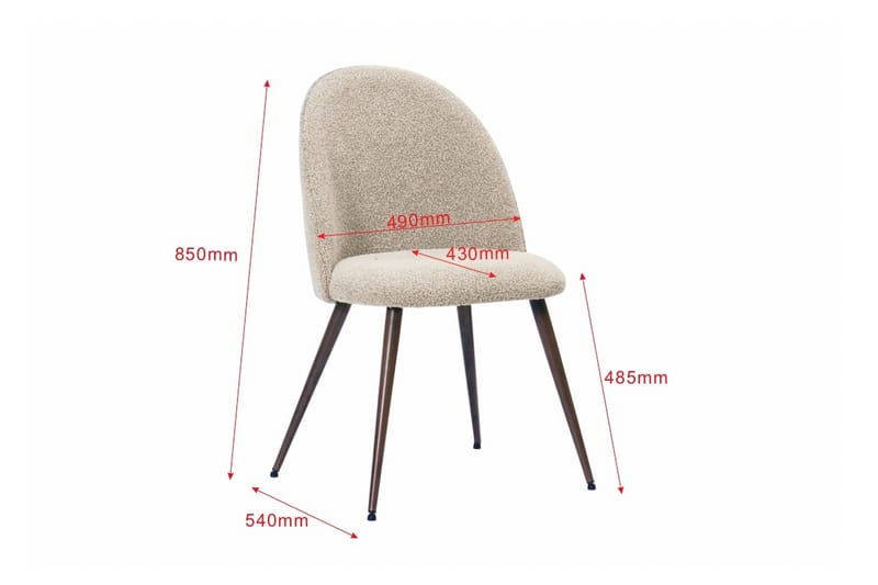 Peyra Rund Utdragbar Matgrupp 120-220 cm – Matbord med 4 Nibe Plus Matstolar i Trä med Rökt Ek-utseende - Mörkbrun|Greige - Möbler - Bord & matgrupper - Matgrupper