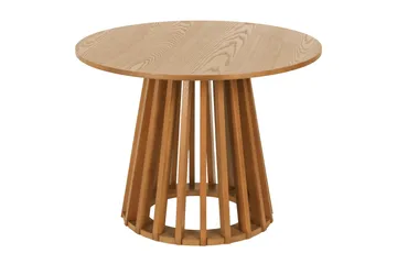 Peyra Soffbord Satsbord Runt 86/60 cm Fanér - Ek - Möbler - Bord & matgrupper - Soffbord
