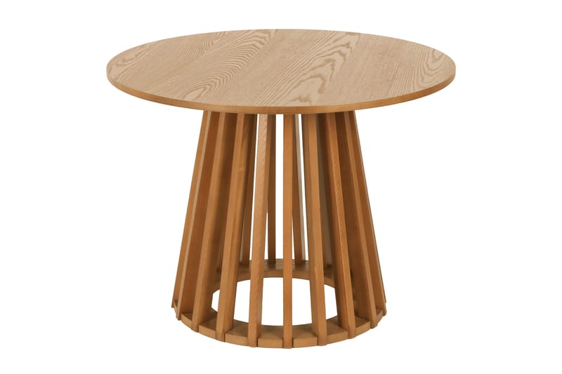 Peyra Soffbord Satsbord Runt 86/60 cm Fanér - Ek - Möbler - Bord & matgrupper - Soffbord