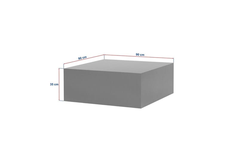 Rambabu Soffbord 90 cm - Gul/Brun - Möbler - Bord & matgrupper - Soffbord