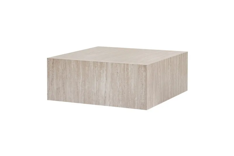 Rambabu Soffbord 90 cm, Gul/Brun