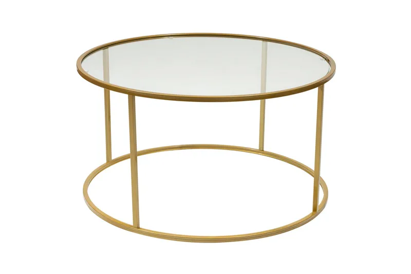 Retzow Soffbord 80 cm, Guld