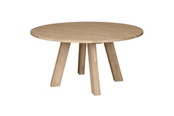 Rhonda Runt Matbord 150 cm med Ekskiva - Beige - Möbler - Bord & matgrupper - Matbord & köksbord