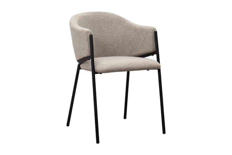 Richeto Matbord 210 cm med 6 Filip Matstolar - Rökt ek / Taupe Bouclé - Möbler - Bord & matgrupper - Matgrupper