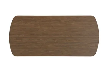 Richeto Ribbat Matbord 210x100 cm med Trä- och Rökt Ek-utseende - Mörkbrun - Möbler - Bord & matgrupper - Matbord & köksbord