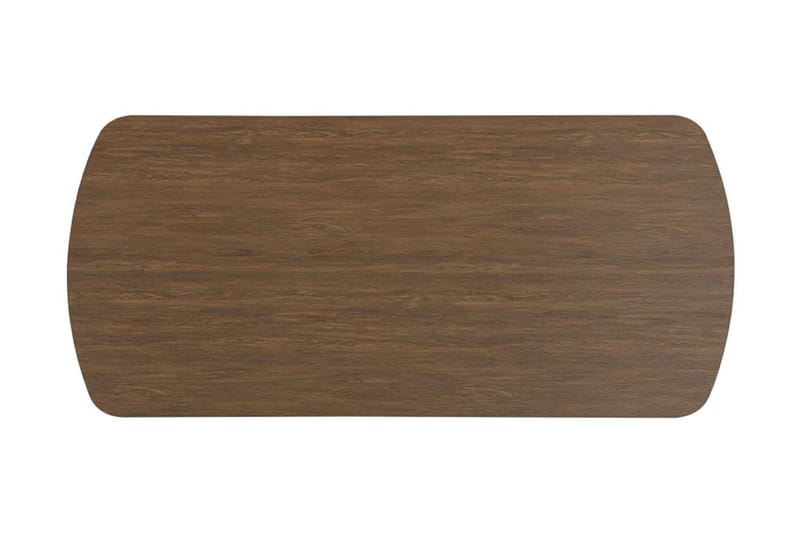 Richeto Ribbat Matbord 210x100 cm med Trä- och Rökt Ek-utseende - Mörkbrun - Möbler - Bord & matgrupper - Matbord & köksbord