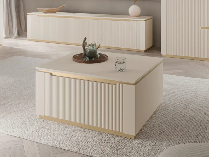 Roven Soffbord 80 cm - beige - Möbler - Bord & matgrupper - Soffbord