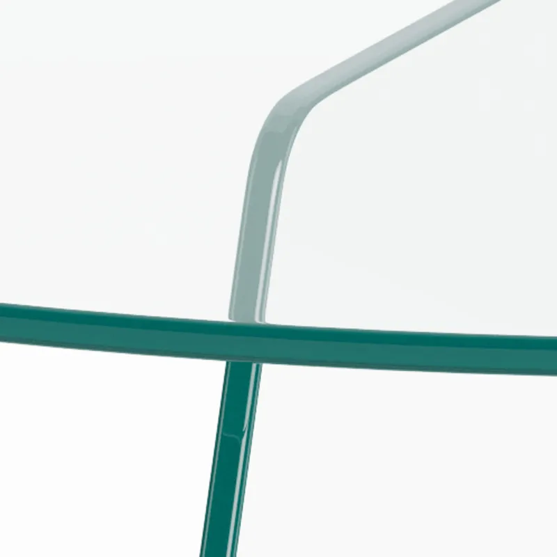 Ryvos Soffbord i Glas 80 cm Rund - Kristallklar - Möbler - Bord & matgrupper - Soffbord