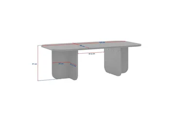 Salrin Soffbord 120 cm - Brun - Möbler - Bord & matgrupper - Soffbord