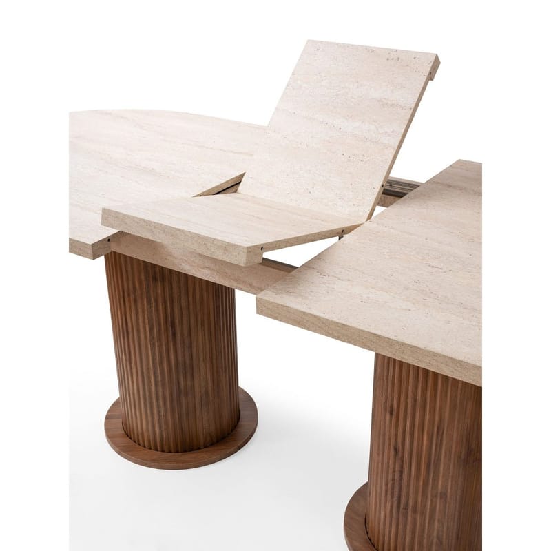 Samtens Matbord Oval 180 cm - Brun/Taupe - Möbler - Bord & matgrupper - Matbord & köksbord