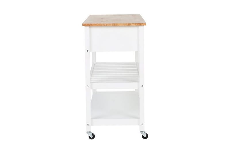 Navarino Serveringsvagn 48|120 cm - Vit - Möbler - Bord & matgrupper - Serveringsvagn & barvagn - Rullbord, rullvagn & serveringsbord