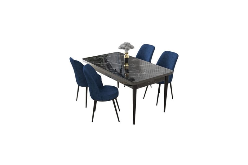 Sivaji Matgrupp 4-sits, Svart/Navy