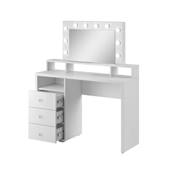 Sminkbord med spegel Diva med 3 Lådor - Möbler - Bord & matgrupper - Sminkbord & toalettbord