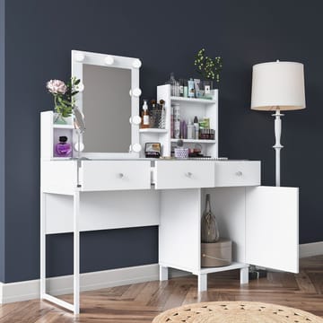 Jornes Sminkbord 120x136,8x40 cm - Vit - Möbler - Bord & matgrupper - Sminkbord & toalettbord