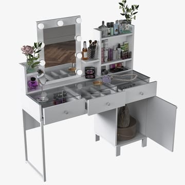 Jornes Sminkbord 120x136,8x40 cm - Vit - Möbler - Bord & matgrupper - Sminkbord & toalettbord