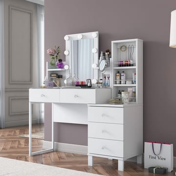 Jornes Sminkbord 120x136,8x40 cm - Vit - Möbler - Bord & matgrupper - Sminkbord & toalettbord