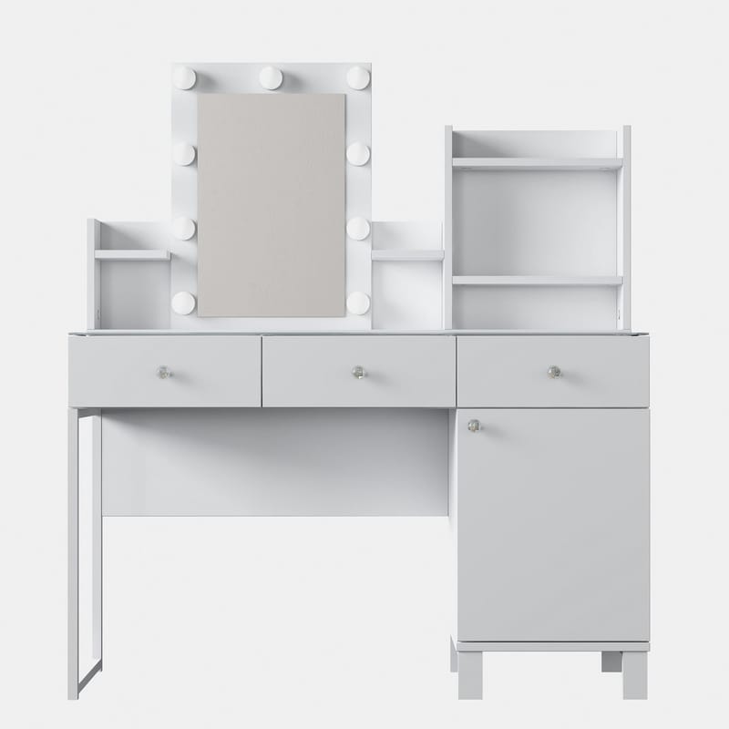Jornes Sminkbord 120x136,8x40 cm - Vit - Möbler - Bord & matgrupper - Sminkbord & toalettbord