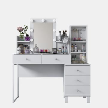 Jornes Sminkbord 120x136,8x40 cm - Vit - Möbler - Bord & matgrupper - Sminkbord & toalettbord