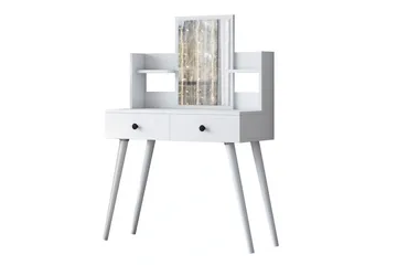 Junji Sminkbord 89,8x111,8 cm Vit - Hanah Home - Möbler - Bord & matgrupper - Sminkbord & toalettbord