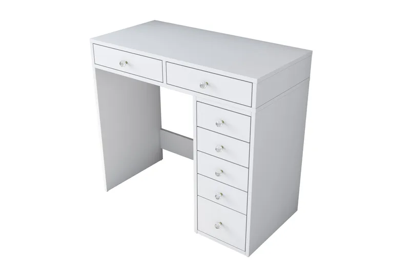 Ramender Sminkbord 90 cm - Vit - Möbler - Bord & matgrupper - Sminkbord & toalettbord