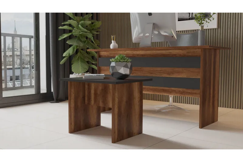 Barrock Soffbord 60 cm - Valnötsbrun - Möbler - Bord & matgrupper - Soffbord