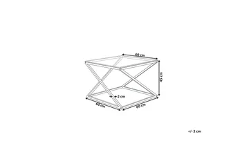 Beverly Soffbord 60 cm - Silver - Möbler - Bord & matgrupper - Soffbord