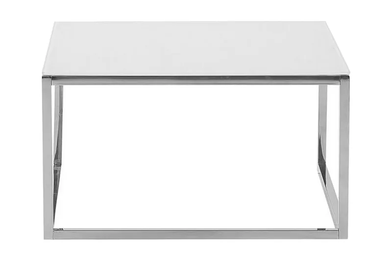Brea Soffbord 2-pack, Vit/Glas