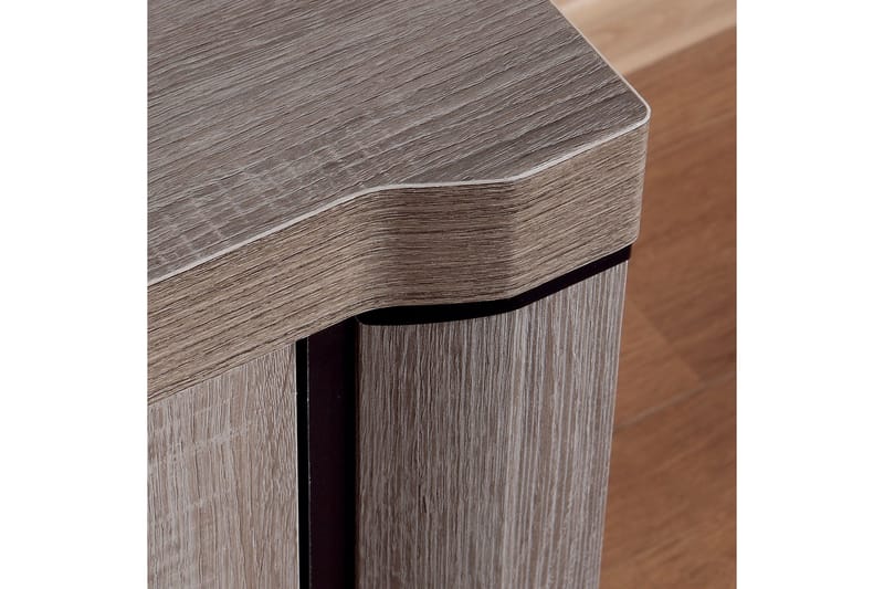 Chezum Soffbord 90 cm med Förvaring Hylla - Tryffel/Beige/Grå - Möbler - Bord & matgrupper - Soffbord