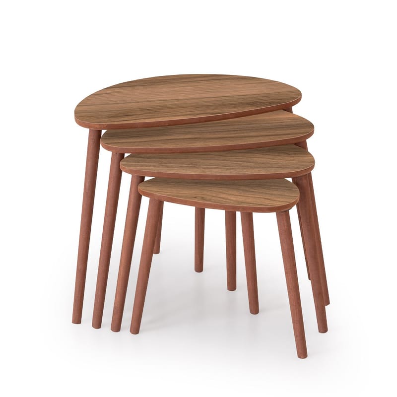 Childress Satsbord 68 cm, Valnöt