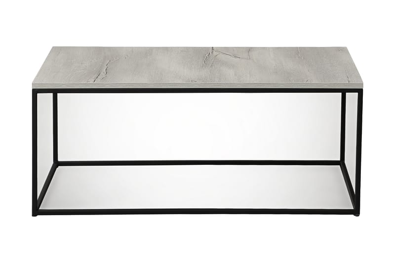 Falan Soffbord 95 cm, Grå/Marmor
