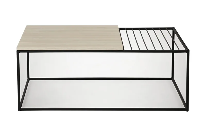 Falan Soffbord 95 cm Ribbor, Beige