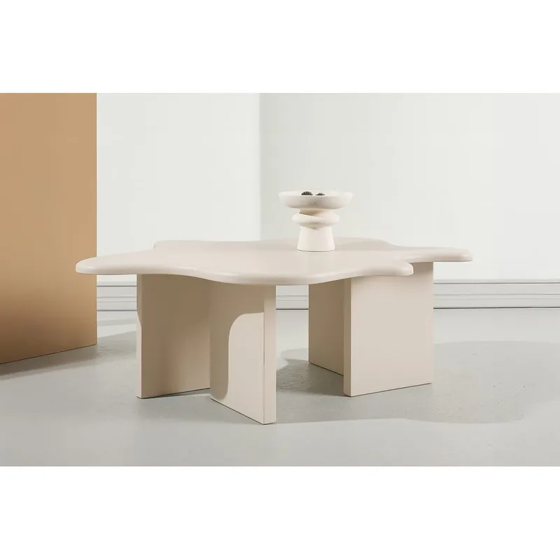 Soffbord Flower - Beige - Möbler - Bord & matgrupper - Soffbord