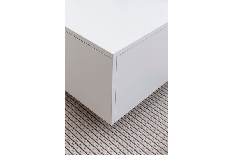 Golnick Soffbord 60 cm med Förvaring - Vit - Möbler - Bord & matgrupper - Soffbord