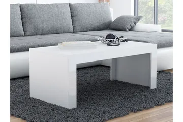 Hisako 120 cm Rektangulärt Soffbord i Trä - Vit - Möbler - Bord & matgrupper - Soffbord